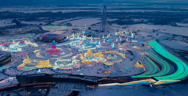 下个冬天见！哈尔滨松花江冰雪嘉年华停止开放：冰面开始融化