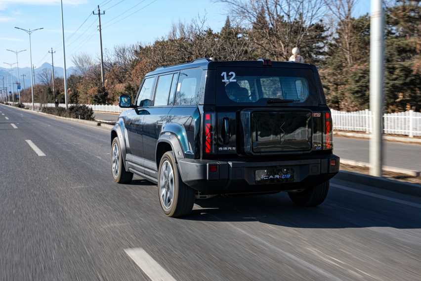 纯电四驱+方盒子真能越野？奇瑞iCAR 03试驾体验