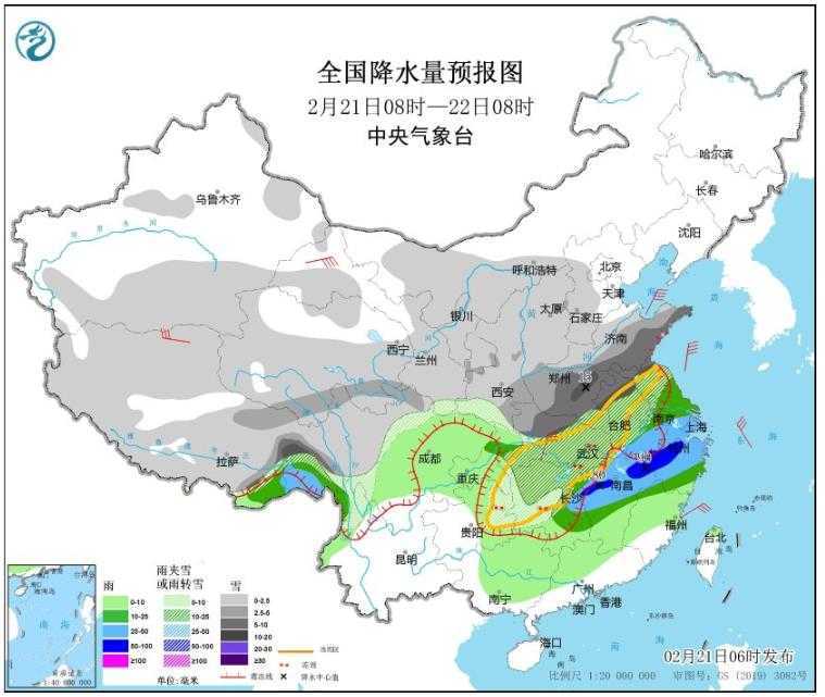 龙年首波寒潮继续南下 南方地区将迎强降温