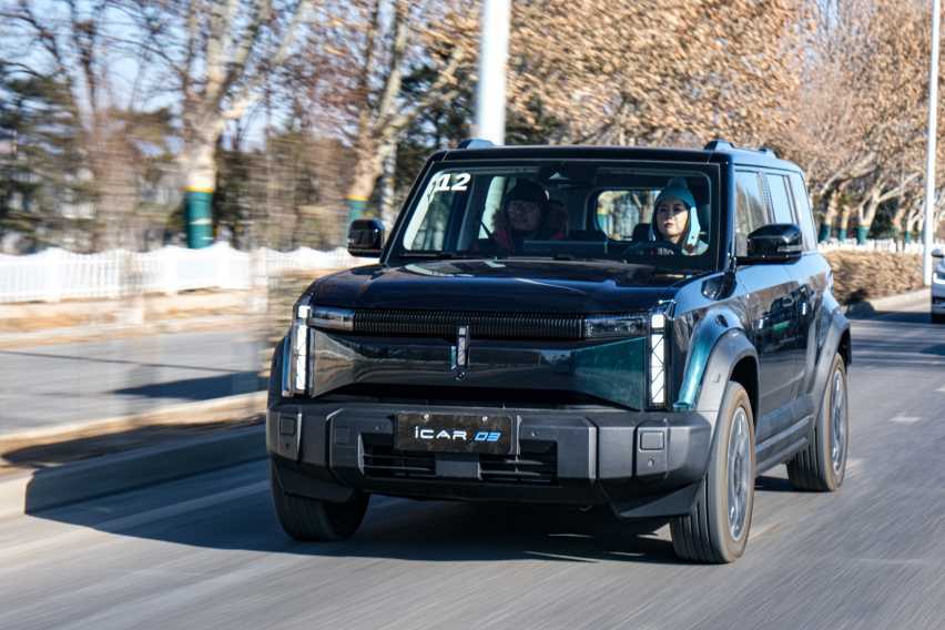 纯电四驱+方盒子真能越野？奇瑞iCAR 03试驾体验