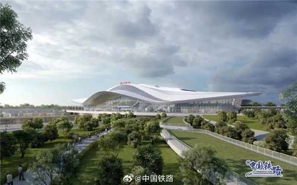 荆荆高铁进入正式铺轨阶段:全长77.6公里、设计时速350公里插图1 荆荆高铁进入正式铺轨阶段:全长77.6公里、设计时速350公里