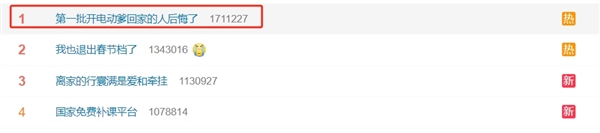 第一批开电动爹回家的人后悔了登热搜第一：叫苦连天 没开油车