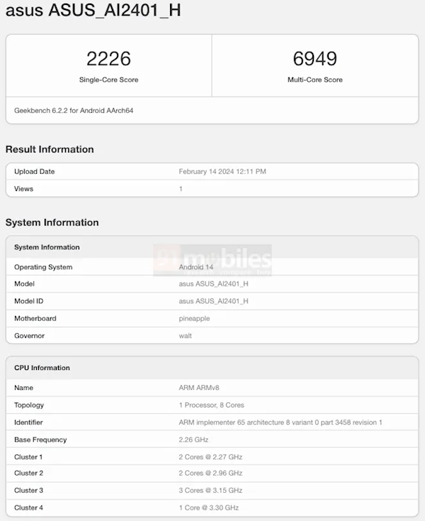 华硕 Zenfone 11 Ultra跑分出炉:骁龙8 Gen3稳了插图 华硕 Zenfone 11 Ultra跑分出炉:骁龙8 Gen3稳了