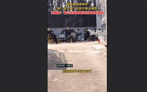 新老女婿回老婆娘家拜年区别太明显引热议：网友看完大呼“尴尬”