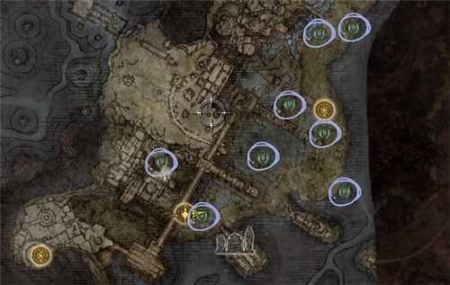 艾尔登法环八个火盆位置图解