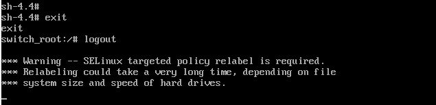 Fedora、Rocky等基于RHEL的Linux发行版如何重置忘记的root密码?插图6 Fedora、Rocky等基于RHEL的Linux发行版如何重置忘记的root密码?