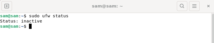 如何修复UFW状态在Linux中显示为非活动