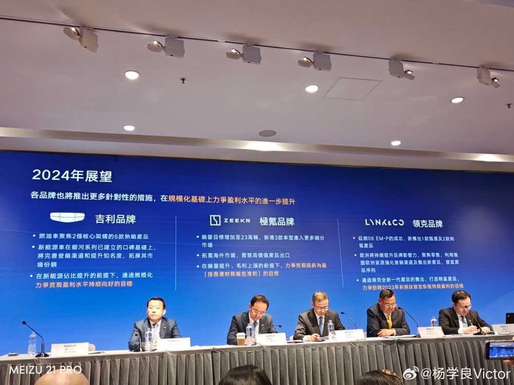 极氪品牌今年将力争扭亏为盈,新增 3 款车型进入更多细分市场插图1 极氪品牌今年将力争扭亏为盈,新增 3 款车型进入更多细分市场