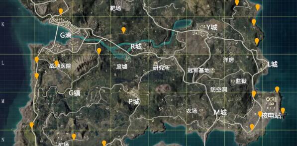 和平精英滑翔机刷新点