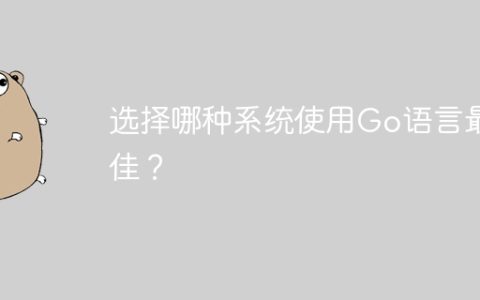 选择哪种系统使用Go语言最佳？