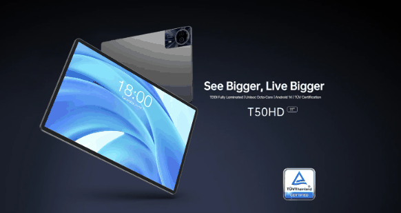 台电P50平板电脑国内亮相,首搭原生安卓14系统引关注插图4 台电P50平板电脑国内亮相,首搭原生安卓14系统引关注