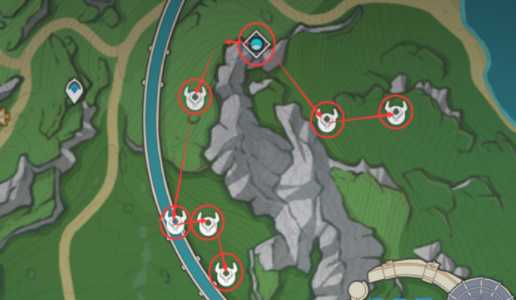 《原神》泡泡桔采集路线一览