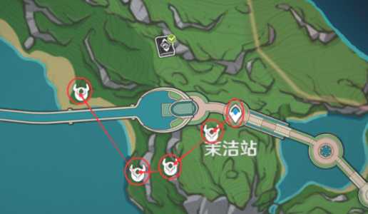 《原神》泡泡桔采集路线一览