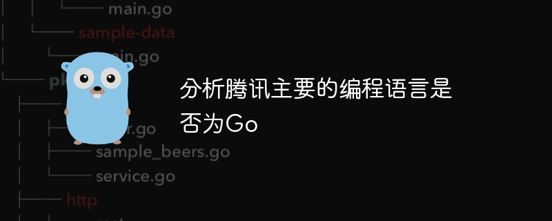 分析腾讯主要的编程语言是否为Go