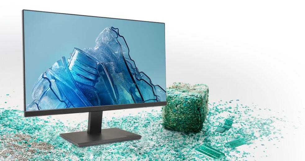 宏碁推出 Vero V227Q E3bmixvs 商用显示器,使用 90% 回收塑料插图 宏碁推出 Vero V227Q E3bmixvs 商用显示器,使用 90% 回收塑料