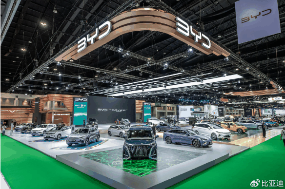 比亚迪闪耀泰国曼谷国际车展，全品牌车型悉数登场