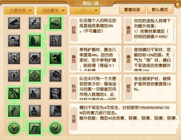 梦幻西游大唐官府奇经八脉怎么加点最好-梦幻西游大唐官府奇经八脉加点推荐