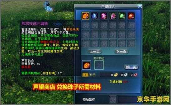 天下3元魂珠 天下3元魂珠系统深度解析