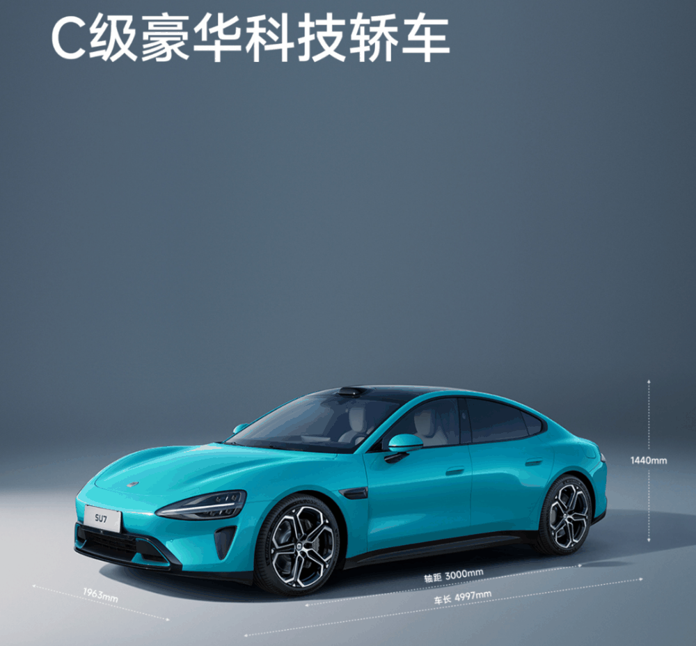 小米汽车SU7上市,半个小时大定破5万!插图1 图片
