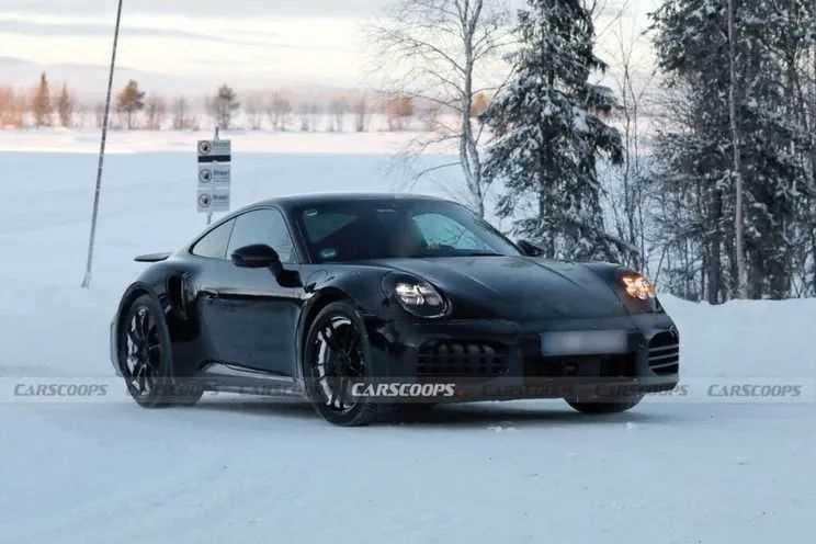 新车代号992.2,保时捷911谍照插图 新车代号992.2,保时捷911谍照