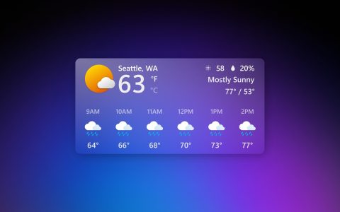 Win10锁屏上的天气小部件如何设置和启用