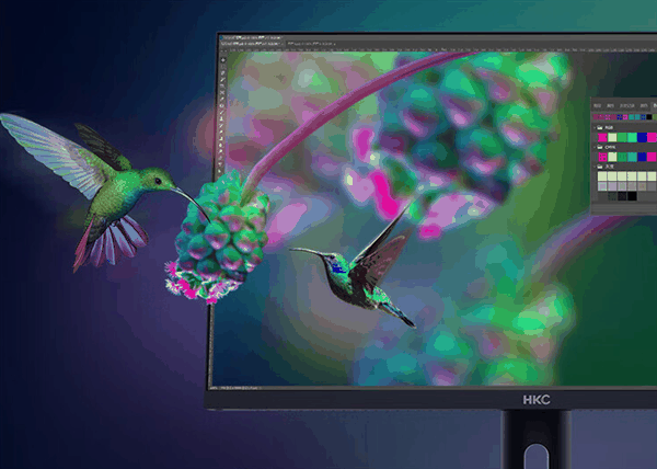 1699元 HKC推出新款27英寸显示器：4K IPS屏