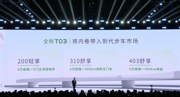 6万级唯一400km续航！全新零跑T03上市：4.99-6.99万元