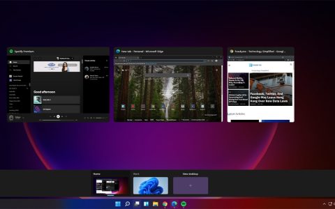 新建虚拟桌面的组合键是什么