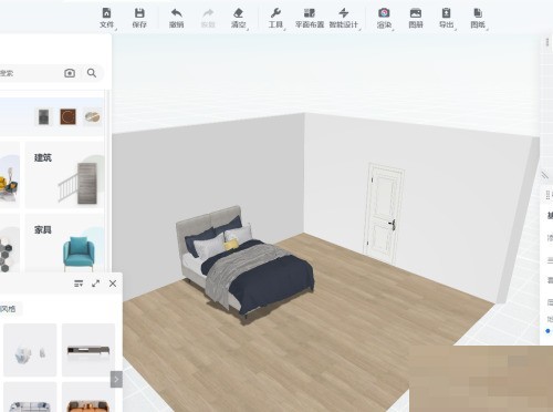 酷家乐怎么更换床上用品的材质?酷家乐更换床上用品的材质方法插图 酷家乐怎么更换床上用品的材质_酷家乐更换床上用品的材质方法