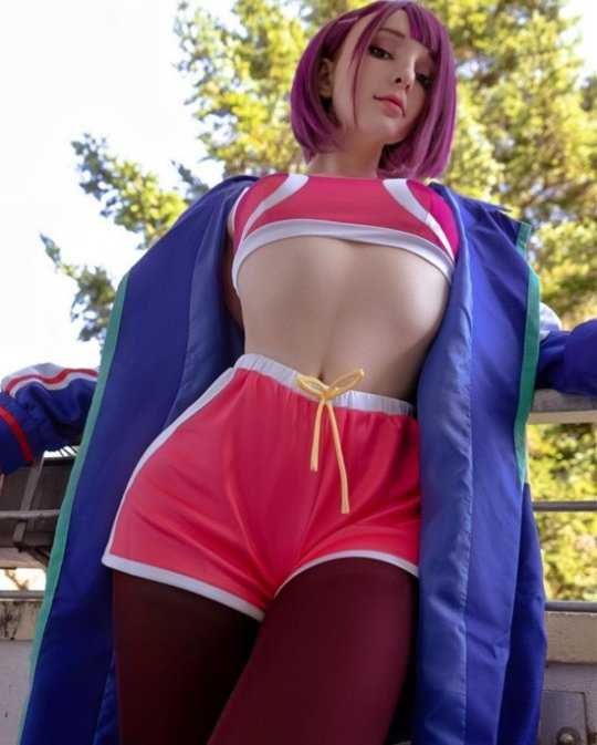 德妹COS《蜘蛛侠》格温 胶衣兔女郎高衩网袜状态倍增插图5 德妹COS《蜘蛛侠》格温 胶衣兔女郎高衩网袜状态倍增