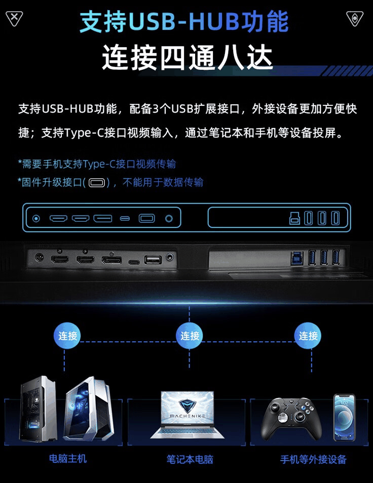 机械师推出 MK34QGSC2 34 英寸带鱼屏显示器:2K 165Hz,1999 元插图4 机械师推出 MK34QGSC2 34 英寸带鱼屏显示器:2K 165Hz,1999 元