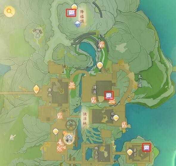 《射雕》快活林吉光片羽宝箱位置大全