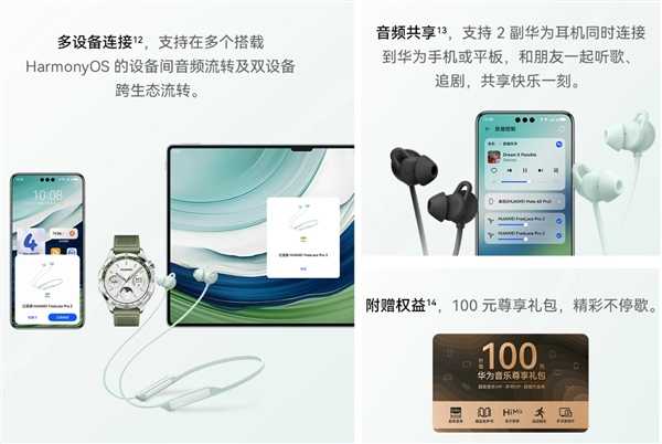 为P70打头阵!华为FreeLace Pro 2发布:首发599元插图2 为P70打头阵!华为FreeLace Pro 2发布:首发599元