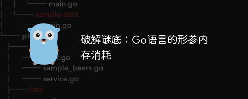 破解谜底:Go语言的形参内存消耗插图 破解谜底:Go语言的形参内存消耗