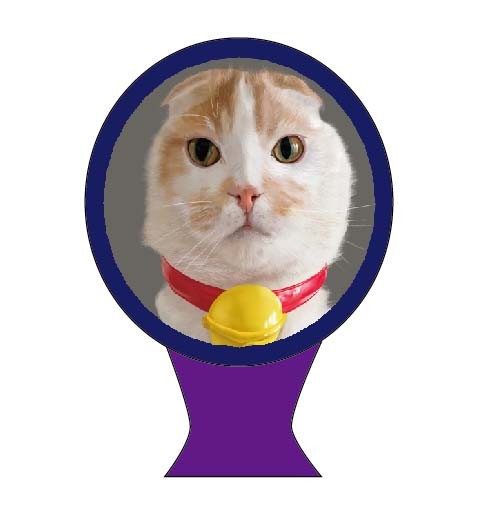 ai合成小猫照镜子效果图的操作方法