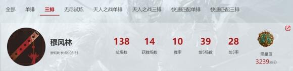 永劫无间段位等级表