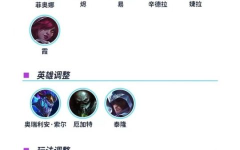 《英雄联盟手游》公测以来最大更新！5.1版本“福光掠影”今日上线