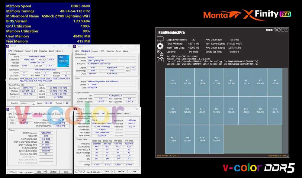 全何科技推出 DDR5 8600 内存,时序 40插图2 全何科技推出 DDR5 8600 内存,时序 40-54-54-132-186