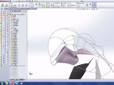 Solidworks绘制海豚的详细操作步骤插图3 Solidworks绘制海豚的详细操作步骤