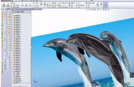 Solidworks绘制海豚的详细操作步骤插图9 Solidworks绘制海豚的详细操作步骤
