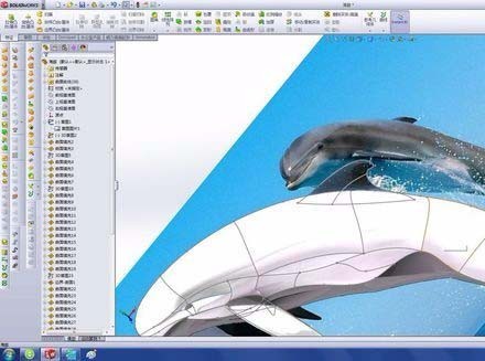 Solidworks绘制海豚的详细操作步骤插图8 Solidworks绘制海豚的详细操作步骤