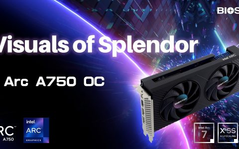 映泰推出其第二款英特尔锐炫显卡 A750 OC，双风扇设计