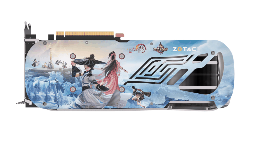索泰推出《剑网 3》竞技大师赛联名定制版显卡,基于 RTX 4070 Ti SUPER 月白显卡打造插图2 索泰推出《剑网 3》竞技大师赛联名定制版显卡,基于 RTX 4070 Ti SUPER 月白显卡打造