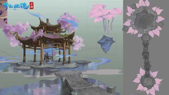 故梦八载，落霞云归！《倩女幽魂》手游落霞峰施工日记上线，约会圣地即将开启