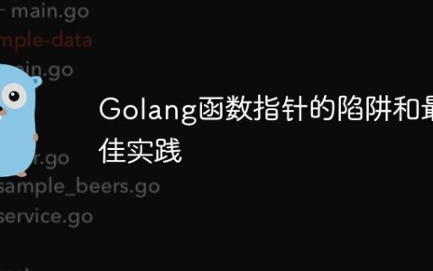 Golang函数指针的陷阱和最佳实践