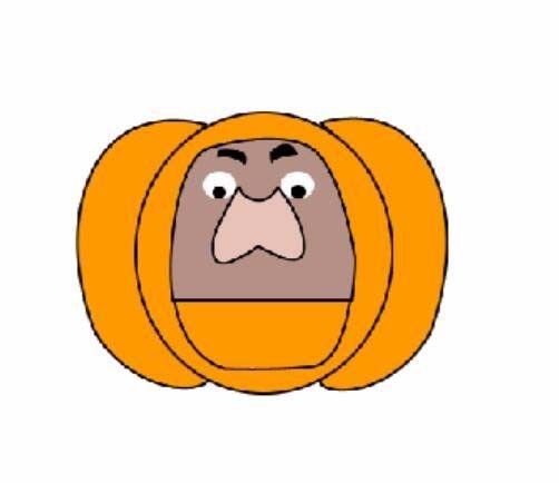 Photoshop绘制一个可爱的南瓜熊头像的图文方法