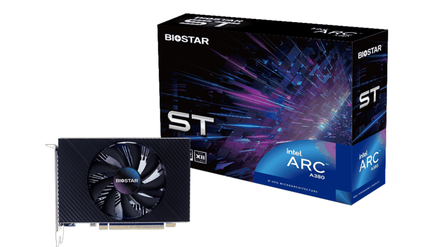 映泰推出锐炫 A380 ST 显卡：单风扇紧凑设计、无需外接供电