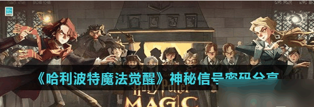 哈利波特魔法觉醒神秘信号密码推荐 具体一览