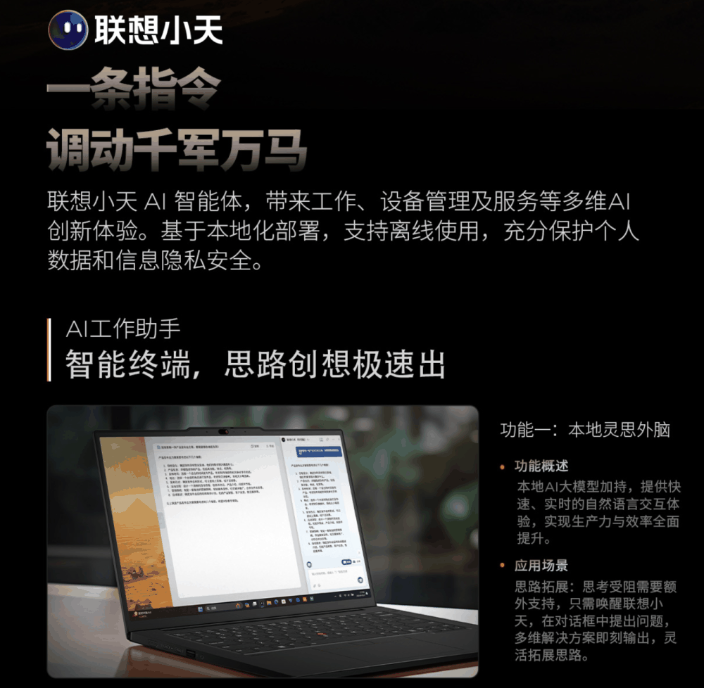 联想 ThinkPad T14p AI 2024 笔记本发布:酷睿 Ultra、可选 RTX 4050 独显,7499 元起插图5 联想 ThinkPad T14p AI 2024 笔记本发布:酷睿 Ultra、可选 RTX 4050 独显,7499 元起