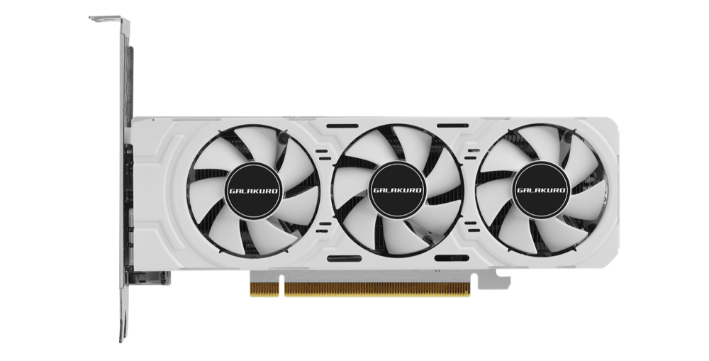 影驰海外推出 RTX 4060 LP 半高显卡:182mm 长度、双槽三风扇设计插图1 影驰海外推出 RTX 4060 LP 半高显卡:182mm 长度、双槽三风扇设计